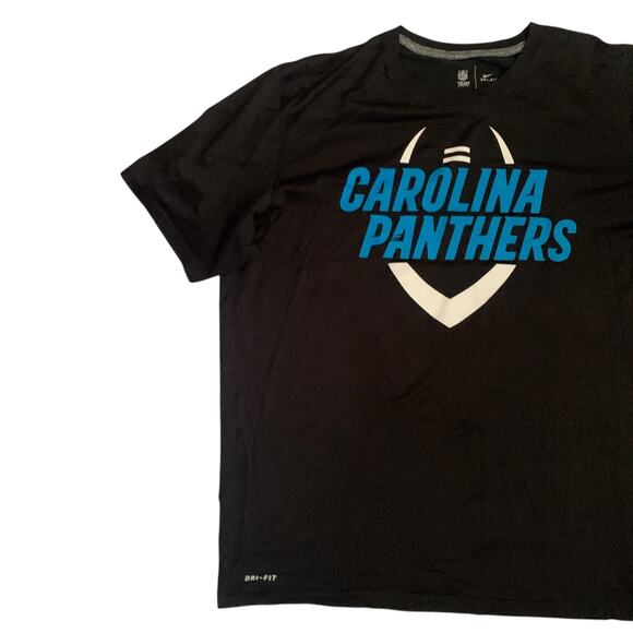 Nike Dri Fit Men's Size 2XL Carolina Panthers NFL Football T-Shirt - Picture 8 of 16